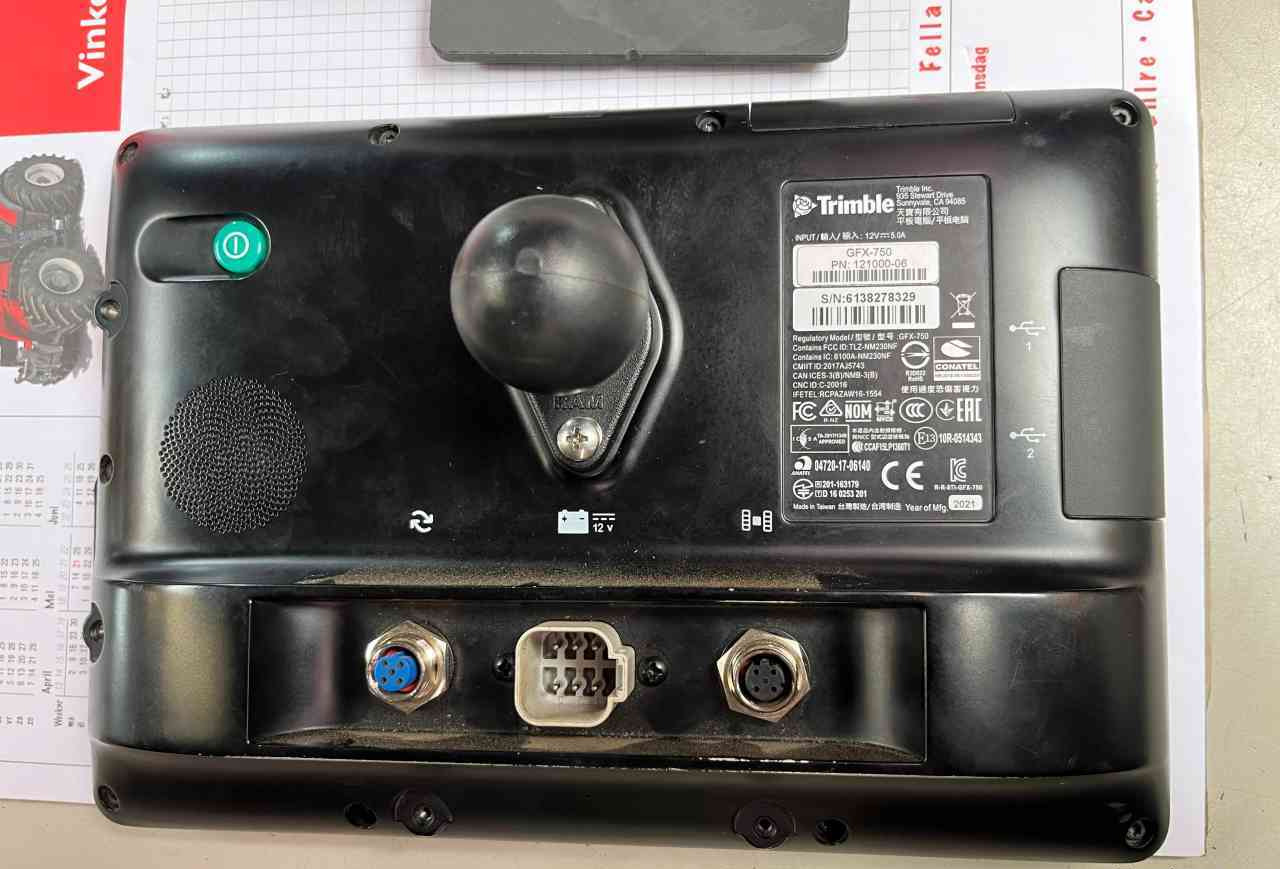 Trimble GFX 750 GPS systeem tractoren - Navigationssystem for Landbrugsmaskine: billede 2 Trimble GFX 750 GPS systeem tractoren - Navigationssystem for Landbrugsmaskine: billede 2