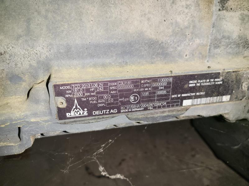 Deutz TCD 2013 L06 2V 243 HP - Motor for Entreprenørmaskin: billede 4 Deutz TCD 2013 L06 2V 243 HP - Motor for Entreprenørmaskin: billede 4