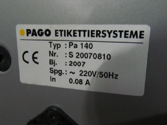 AUTO.ETIKETTENSPENDER PAGO 140 - Trykmaskine: billede 4 AUTO.ETIKETTENSPENDER PAGO 140 - Trykmaskine: billede 4