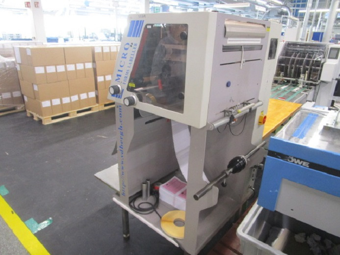 MICRO-FORMS LABELLER 18S (Klebt Etiketten auf Bogen) - Trykmaskine: billede 2 MICRO-FORMS LABELLER 18S (Klebt Etiketten auf Bogen) - Trykmaskine: billede 2