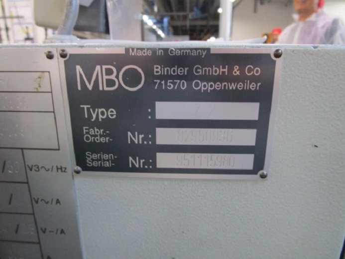 MOBILES FALZSCHWERT MBO Z2 - Falsemaskine: billede 3 MOBILES FALZSCHWERT MBO Z2 - Falsemaskine: billede 3