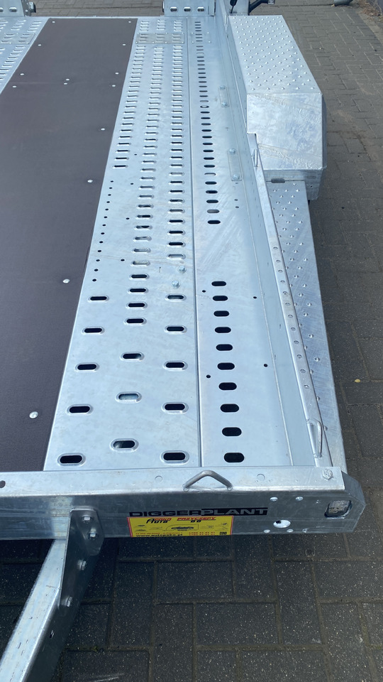 Ny Maskintrailer PRZYCZEPA LAWETA DO MINIKOPARKI BUDOWLANA  280x130 CM, DMC 2700 / CONSTRUCTION MINI EXCAVATOR TRANSPORTER TRAILER 280x130 CM, DMC 2700 KG: billede 8