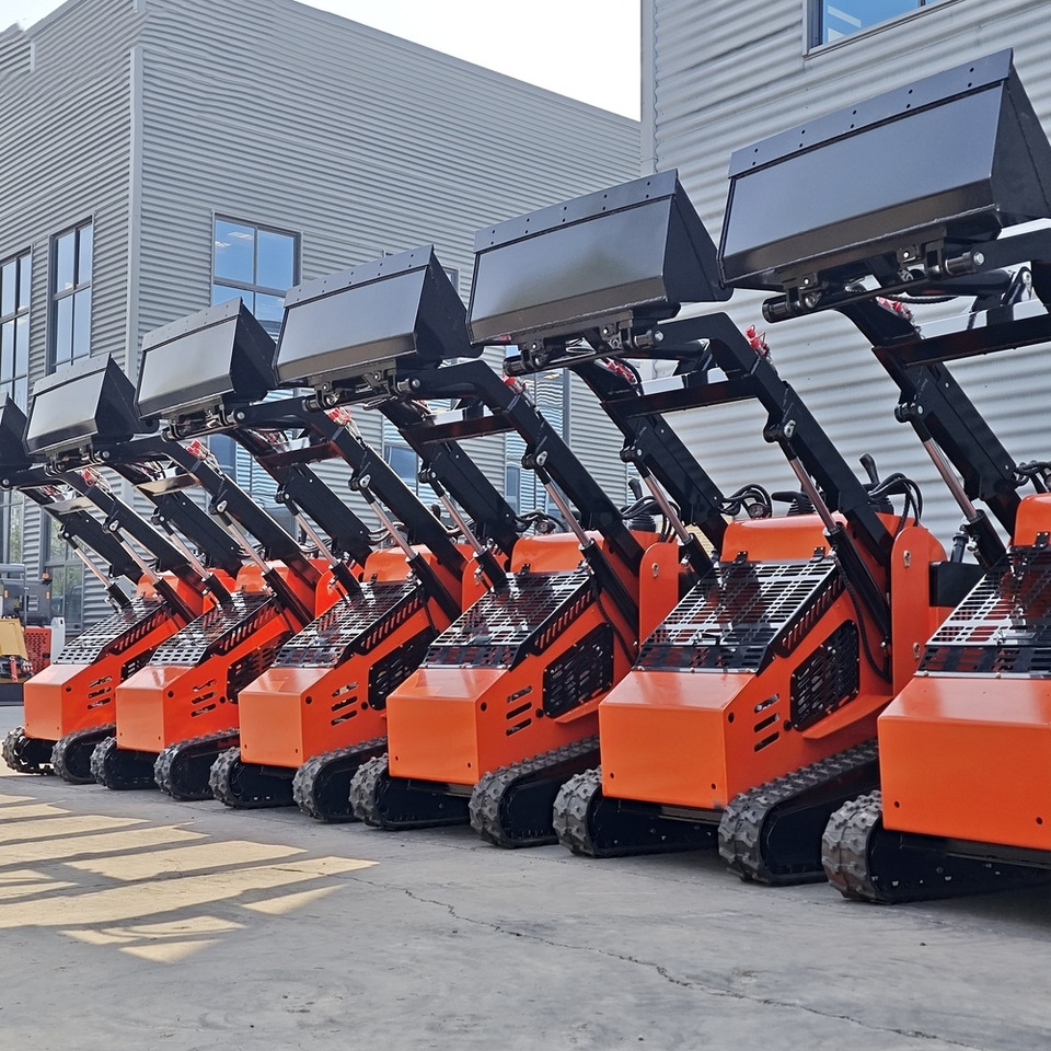 LEZUM Free Shipping Mini Skid Steer Loader Compact Track Electric/Diesel Chinese Mini Skid Steer Loader For Sale With Mini Skid Steer Attachments 4 In 1 Bucket - Skridstyret minilæsser: billede 4 LEZUM Free Shipping Mini Skid Steer Loader Compact Track Electric/Diesel Chinese Mini Skid Steer Loader For Sale With Mini Skid Steer Attachments 4 In 1 Bucket - Skridstyret minilæsser: billede 4