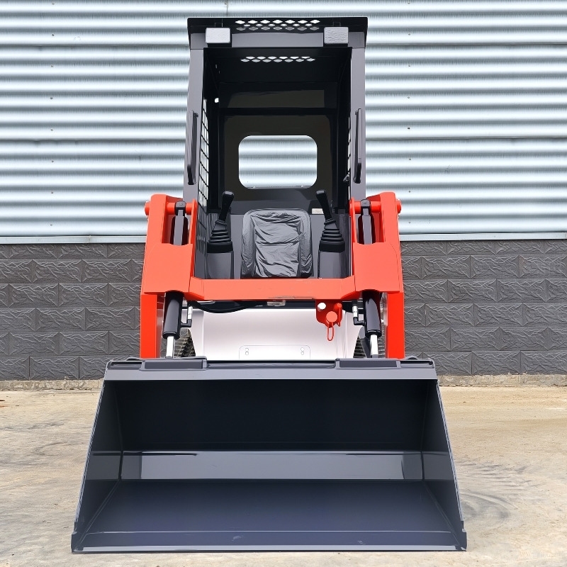 LEZUM LA670 Mini Small Skid Steer Loader Compact Track Diesel Mini Skid Steer Loader For Sale With Small Mini Skid Steer Attachments 4 In 1 Bucket - Skridstyret minilæsser: billede 3 LEZUM LA670 Mini Small Skid Steer Loader Compact Track Diesel Mini Skid Steer Loader For Sale With Small Mini Skid Steer Attachments 4 In 1 Bucket - Skridstyret minilæsser: billede 3