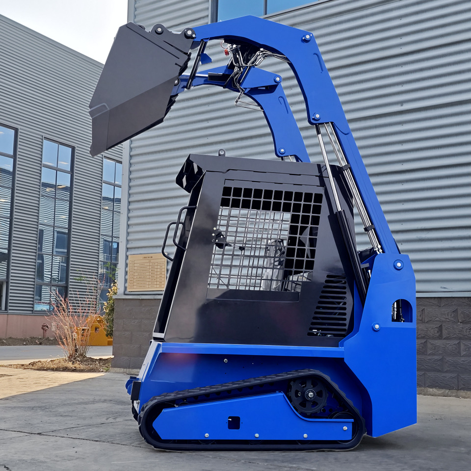 LEZUM LA670 Mini Small Skid Steer Loader Compact Track Diesel Mini Skid Steer Loader For Sale With Small Mini Skid Steer Attachments 4 In 1 Bucket - Skridstyret minilæsser: billede 4 LEZUM LA670 Mini Small Skid Steer Loader Compact Track Diesel Mini Skid Steer Loader For Sale With Small Mini Skid Steer Attachments 4 In 1 Bucket - Skridstyret minilæsser: billede 4