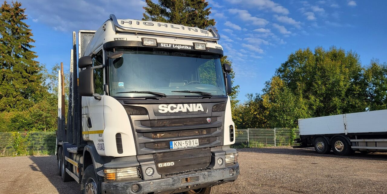Scania G480 - Tømmerbil, Lastbil med kran: billede 3 Scania G480 - Tømmerbil, Lastbil med kran: billede 3