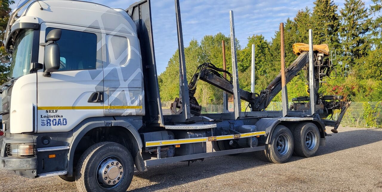 Scania G480 - Tømmerbil, Lastbil med kran: billede 1 Scania G480 - Tømmerbil, Lastbil med kran: billede 1
