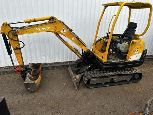 Minigravemaskine Kubota KX61-3 Canopy: billede 8