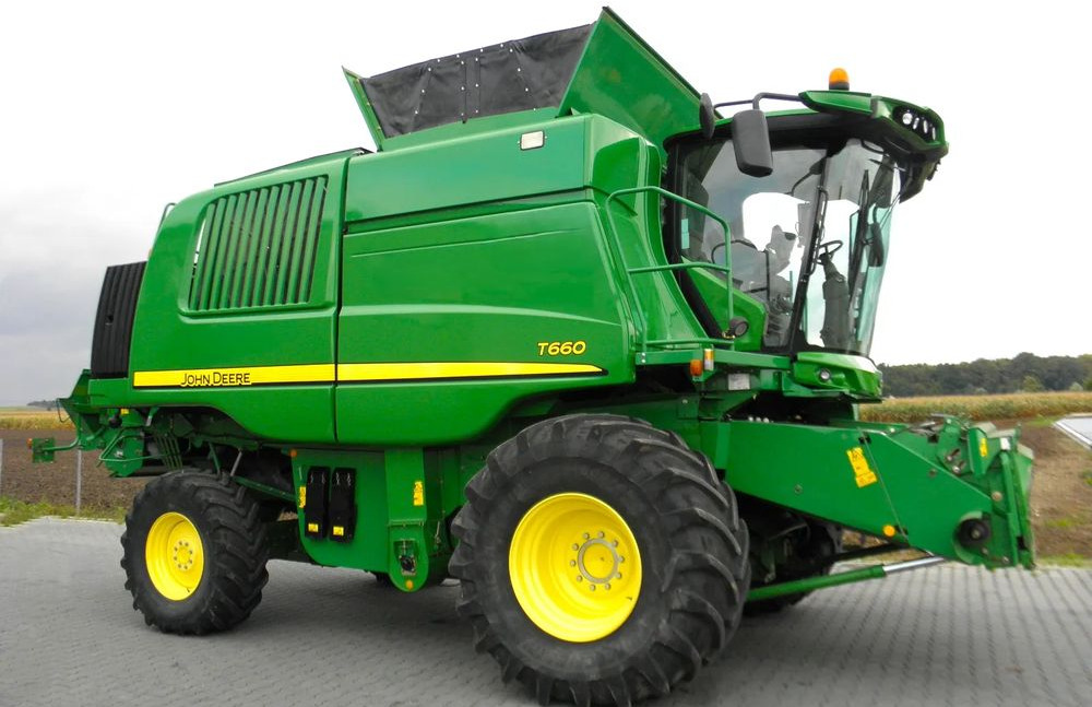 John Deere T660 2014 Rok, heder 7,6m, 2700 mtg na silniku, Najbogatsza Wersja, Nie Malowany, Stan Idealny - Mejetærsker: billede 4 John Deere T660 2014 Rok, heder 7,6m, 2700 mtg na silniku, Najbogatsza Wersja, Nie Malowany, Stan Idealny - Mejetærsker: billede 4