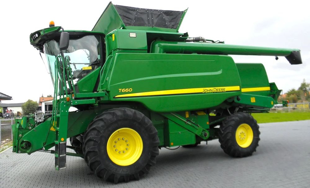 John Deere T660 2014 Rok, heder 7,6m, 2700 mtg na silniku, Najbogatsza Wersja, Nie Malowany, Stan Idealny - Mejetærsker: billede 1 John Deere T660 2014 Rok, heder 7,6m, 2700 mtg na silniku, Najbogatsza Wersja, Nie Malowany, Stan Idealny - Mejetærsker: billede 1
