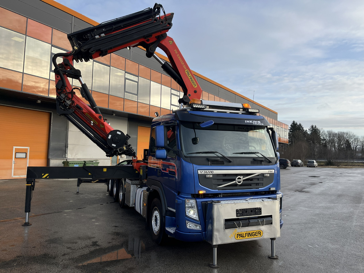 VOLVO FM 500 8X4 + Crane Palfinger PK53002SH YEAR 2016 + JIB PJ125 - Lastbil med kran: billede 1 VOLVO FM 500 8X4 + Crane Palfinger PK53002SH YEAR 2016 + JIB PJ125 - Lastbil med kran: billede 1