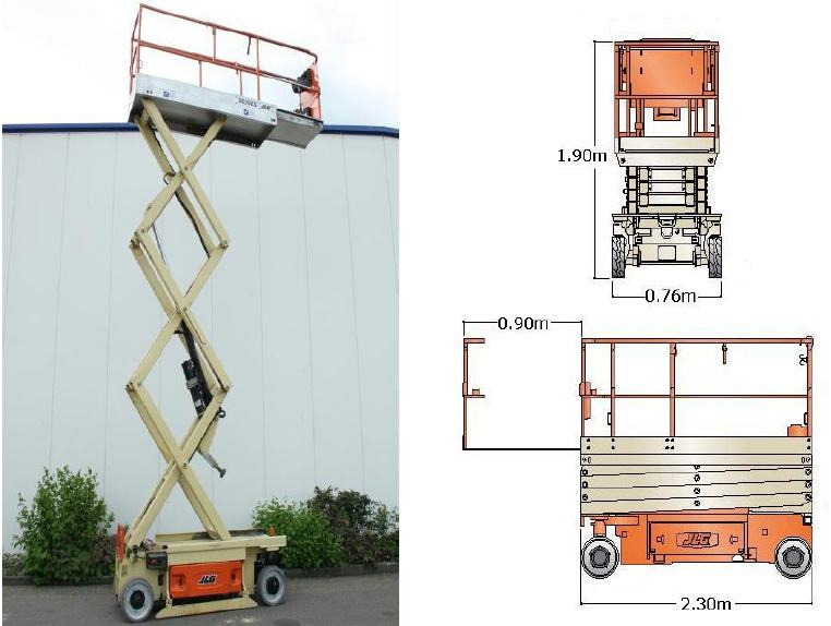 JLG 3246 - Sakselift: billede 1 JLG 3246 - Sakselift: billede 1