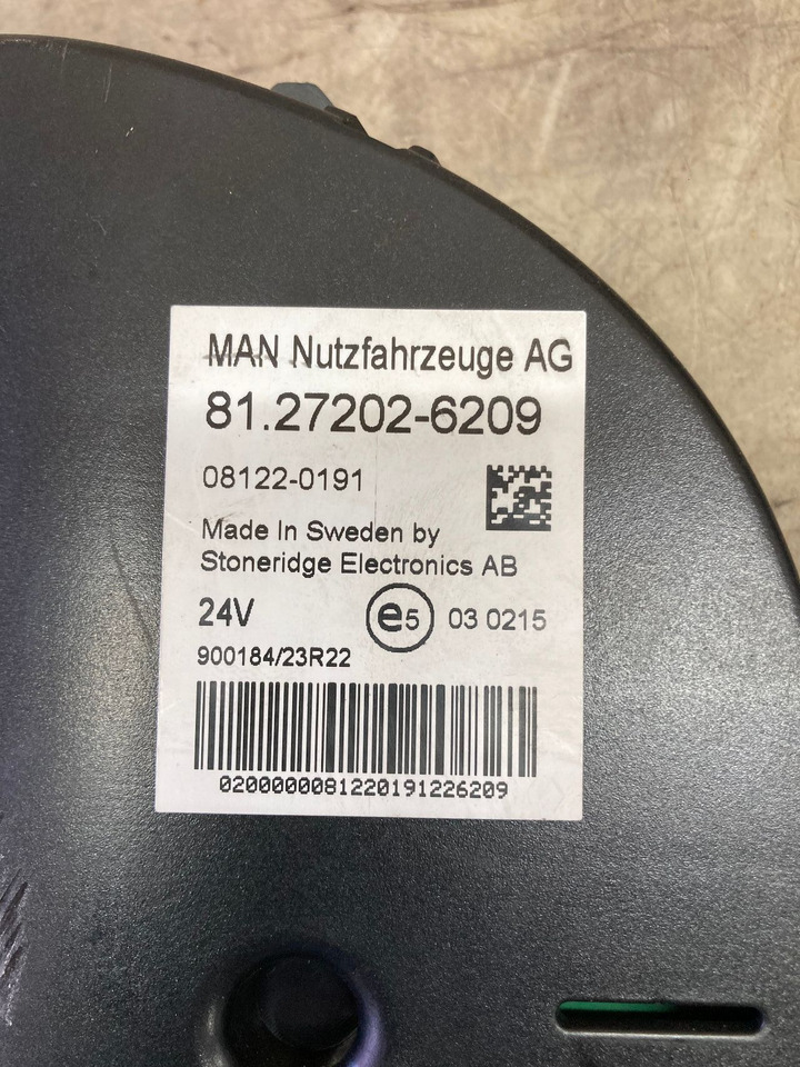 MAN MAN Lions City Kombiinstrument 81.272026209 81272026209 - Elektrisk system for Bus: billede 2 MAN MAN Lions City Kombiinstrument 81.272026209 81272026209 - Elektrisk system for Bus: billede 2