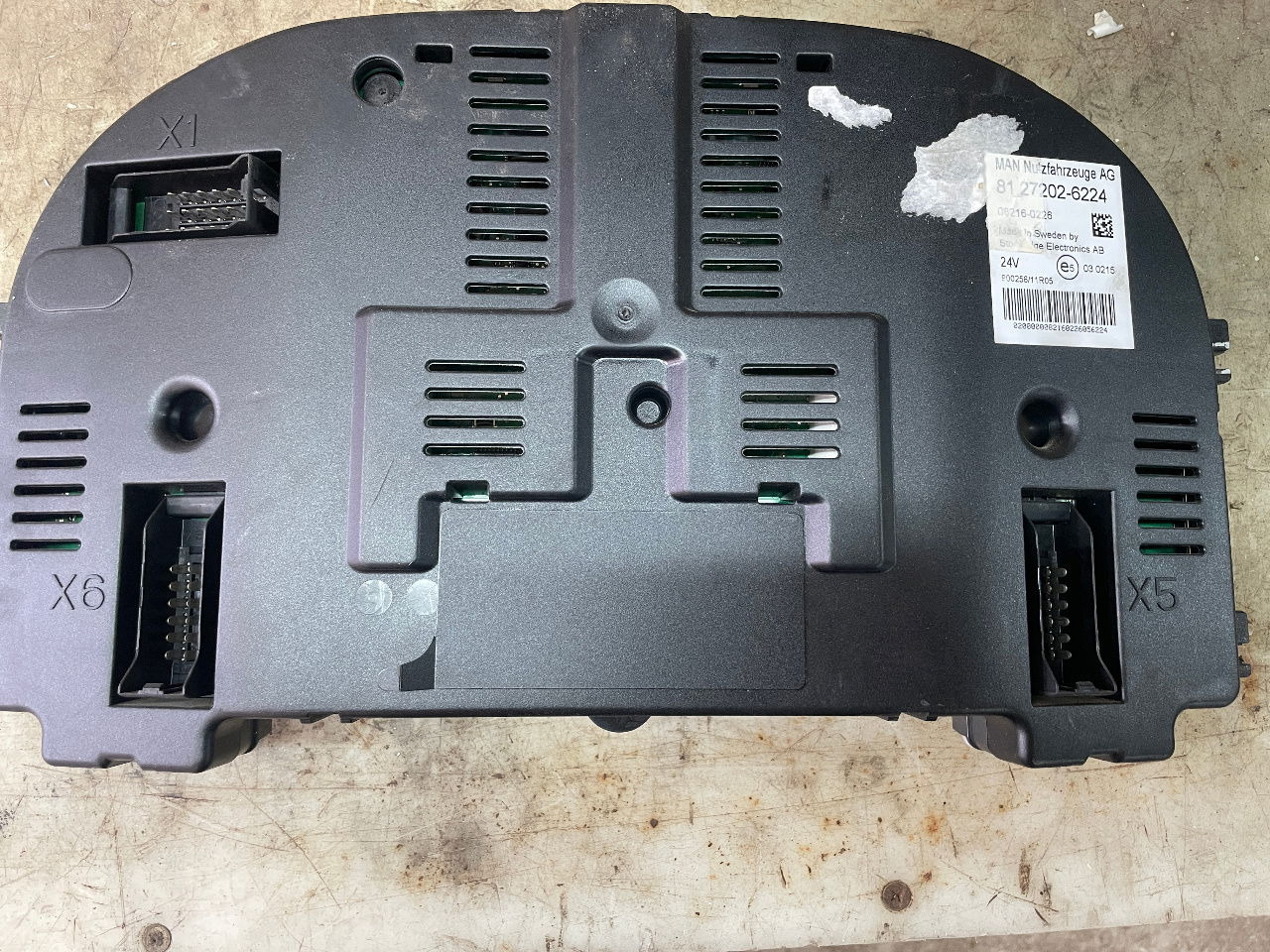 MAN MAN Lions City Kombiinstrument 81.272026224 81272026224 - Elektrisk system for Lastbil: billede 3 MAN MAN Lions City Kombiinstrument 81.272026224 81272026224 - Elektrisk system for Lastbil: billede 3