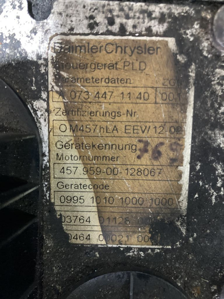Mercedes-Benz Mercedes Motor OM 457 HLA Citaro EEV OM457HLA Claas 457.959 457959 - Motor for Bus: billede 3 Mercedes-Benz Mercedes Motor OM 457 HLA Citaro EEV OM457HLA Claas 457.959 457959 - Motor for Bus: billede 3