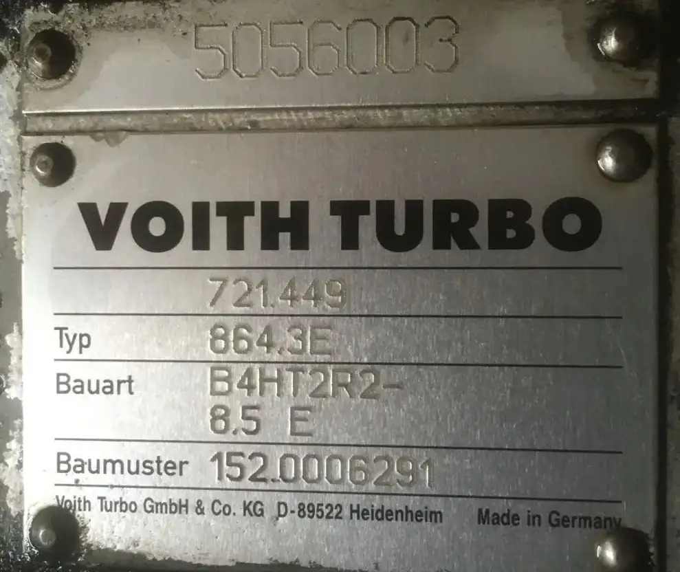 Mercedes-Benz Voith 864.3E B4HT2R2 -8.5E Mercedes Citaro Getriebe 721.449 - Transmission for Bus: billede 2 Mercedes-Benz Voith 864.3E B4HT2R2 -8.5E Mercedes Citaro Getriebe 721.449 - Transmission for Bus: billede 2