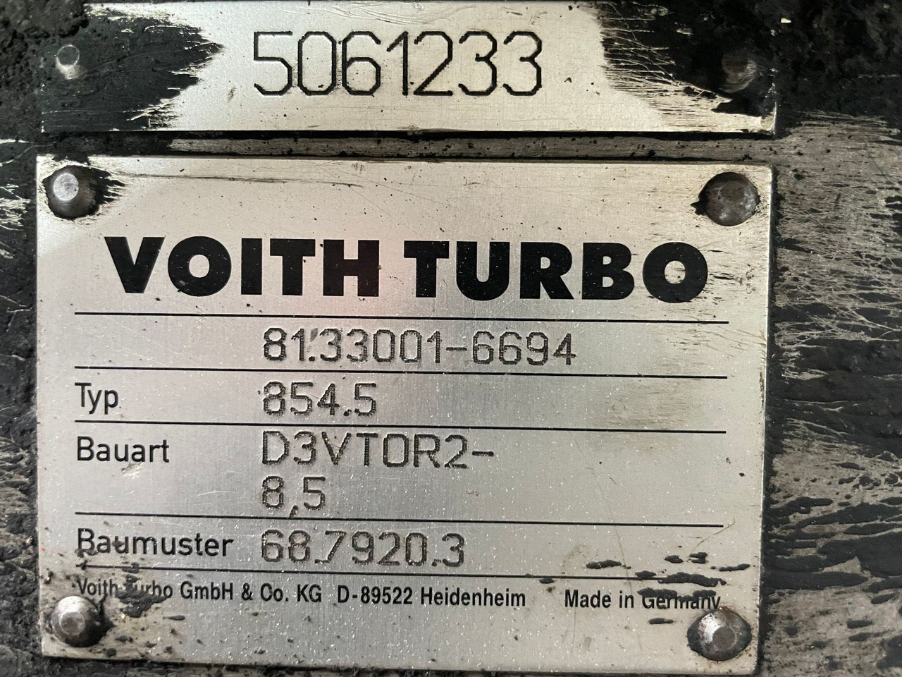 Voith Voith 854.5 D3VT0R2-8,5 MAN Lions City 81.33001-6694 Getriebe - Gearkasse og reservedele for Bus: billede 2 Voith Voith 854.5 D3VT0R2-8,5 MAN Lions City 81.33001-6694 Getriebe - Gearkasse og reservedele for Bus: billede 2