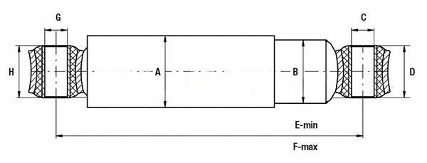 DAF OE AMORTYZATOR PRZÓD DAF XF 106 ORYGINAŁ DAF OE 1944417 - Støddæmper: billede 1 DAF OE AMORTYZATOR PRZÓD DAF XF 106 ORYGINAŁ DAF OE 1944417 - Støddæmper: billede 1