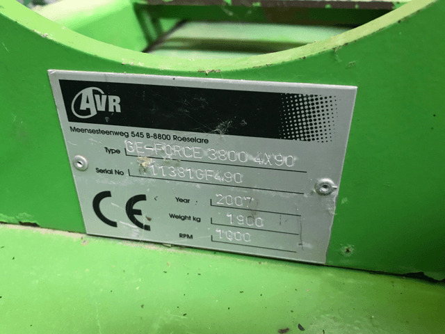 AVR GE FORCE 3800 - Kartoffelmaskine: billede 4 AVR GE FORCE 3800 - Kartoffelmaskine: billede 4