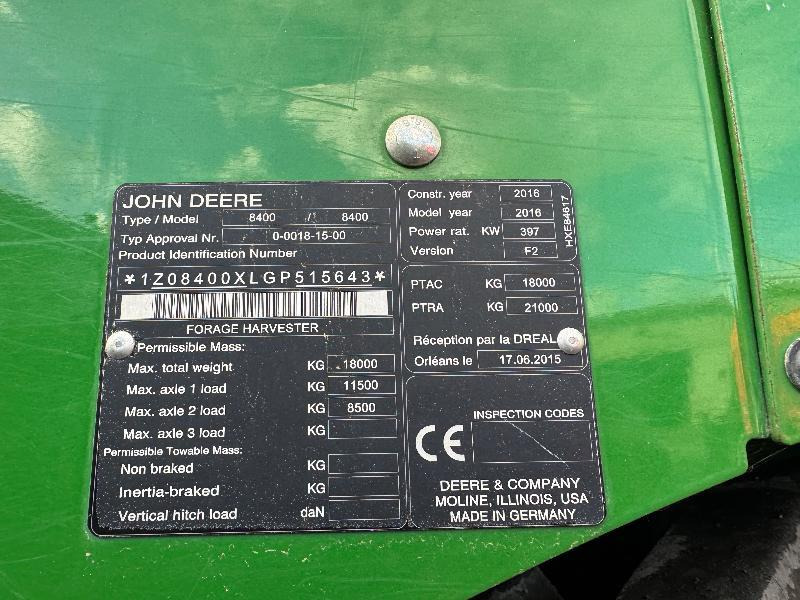 JOHN DEERE 8400 - Grønthøster: billede 4 JOHN DEERE 8400 - Grønthøster: billede 4