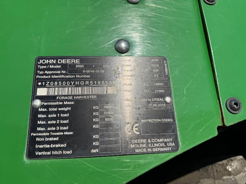 JOHN DEERE 8500 - Grønthøster: billede 4 JOHN DEERE 8500 - Grønthøster: billede 4