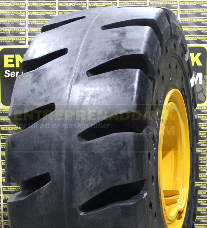 Complete solid wheels 26.5-25 on rims for Volvo L110/L120E - Gummihjulslæsser: billede 1 Complete solid wheels 26.5-25 on rims for Volvo L110/L120E - Gummihjulslæsser: billede 1