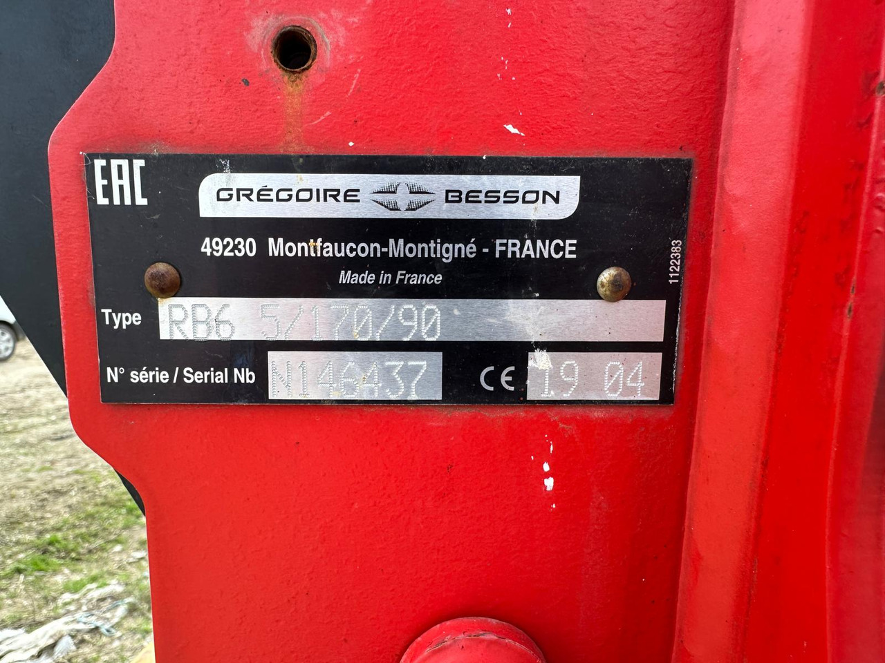 Plow Gregoire Besson Rover 60 - Plov: billede 3 Plow Gregoire Besson Rover 60 - Plov: billede 3