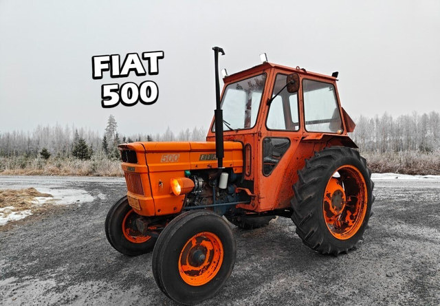 Fiat 500 hytillinen pikkutraktori - Traktor: billede 1 Fiat 500 hytillinen pikkutraktori - Traktor: billede 1