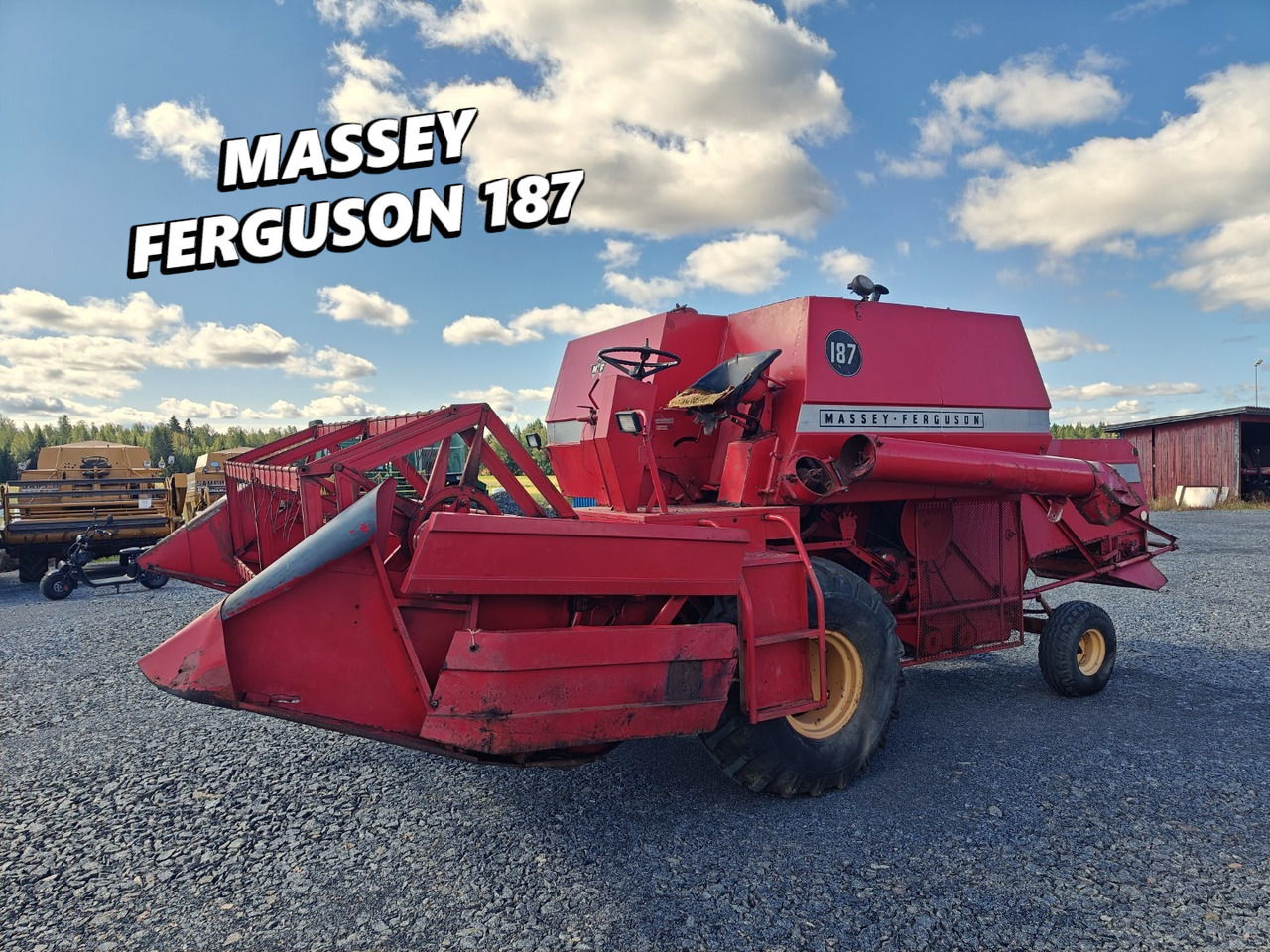 Massey Ferguson 187 Katso video! - Mejetærsker: billede 1 Massey Ferguson 187 Katso video! - Mejetærsker: billede 1