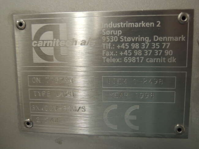 Carnitech Lifter L120 - Fødevaremaskine: billede 4 Carnitech Lifter L120 - Fødevaremaskine: billede 4