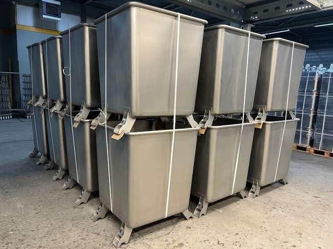 NEW Stainless steel container - Fødevaremaskine: billede 1 NEW Stainless steel container - Fødevaremaskine: billede 1