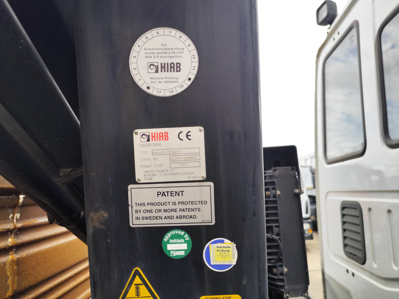 Lastbil med kran, Tipvogn lastbil IVECO EUROCARGO 120E28: billede 7