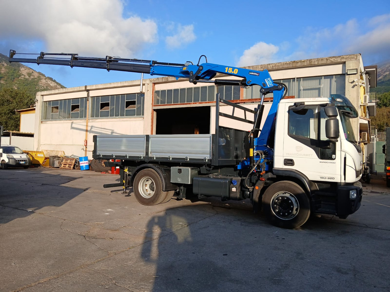 Lastbil med kran, Tipvogn lastbil IVECO EUROCARGO 180-320: billede 27