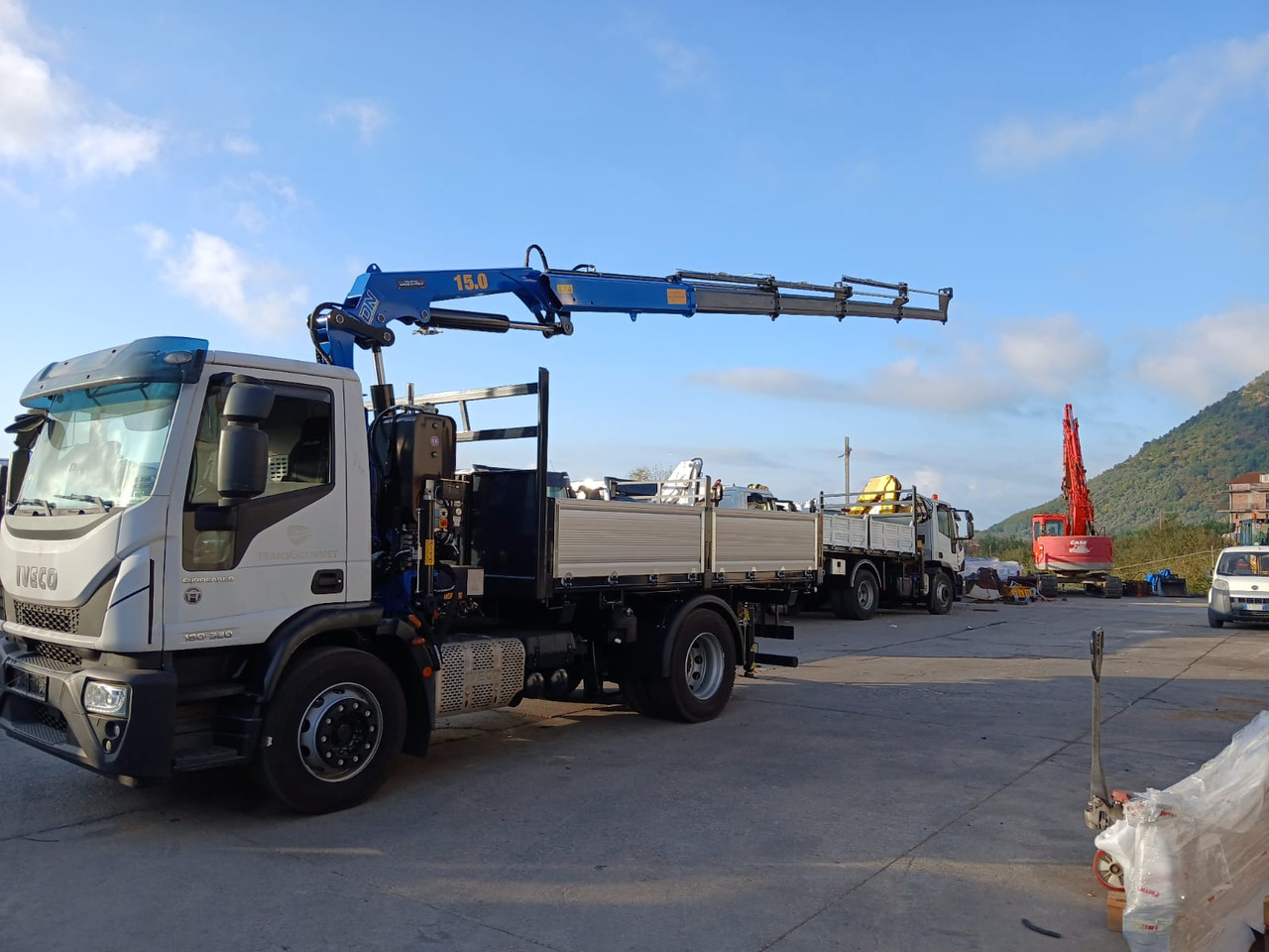 Lastbil med kran, Tipvogn lastbil IVECO EUROCARGO 180-320: billede 34