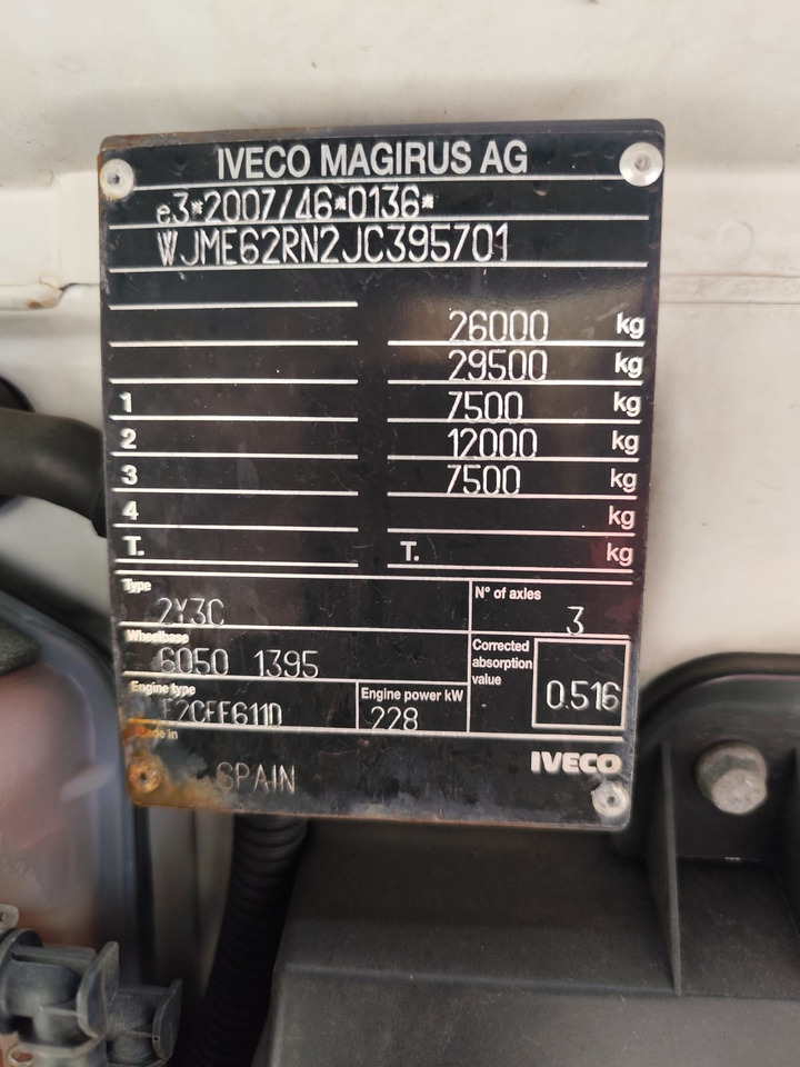 Lastbil kroghejs IVECO STRALIS AD 260S31 Y/P: billede 10