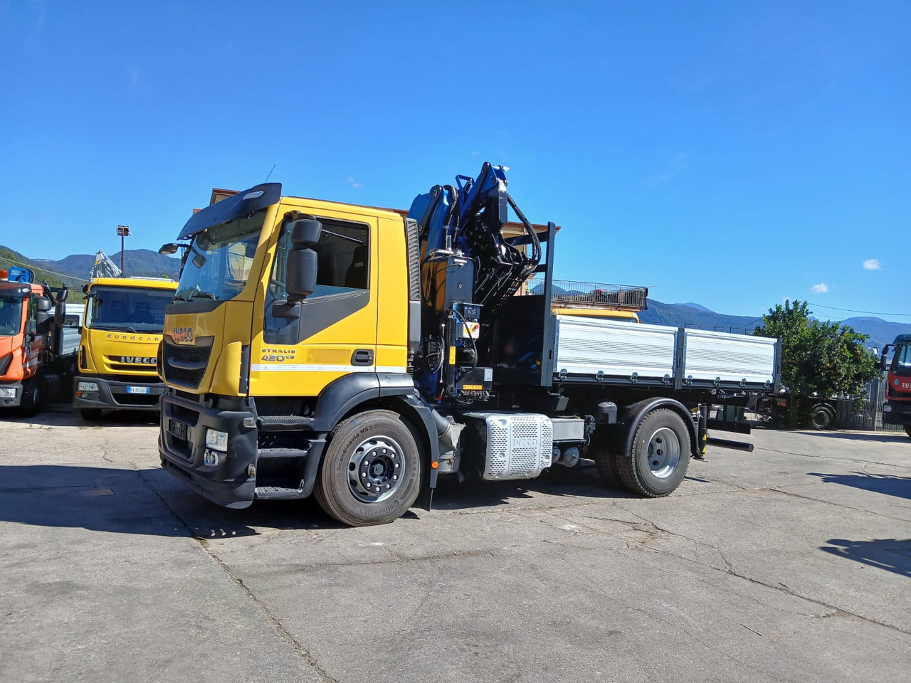 Lastbil med kran, Tipvogn lastbil IVECO STRALIS HI-STREET AD190S42: billede 35