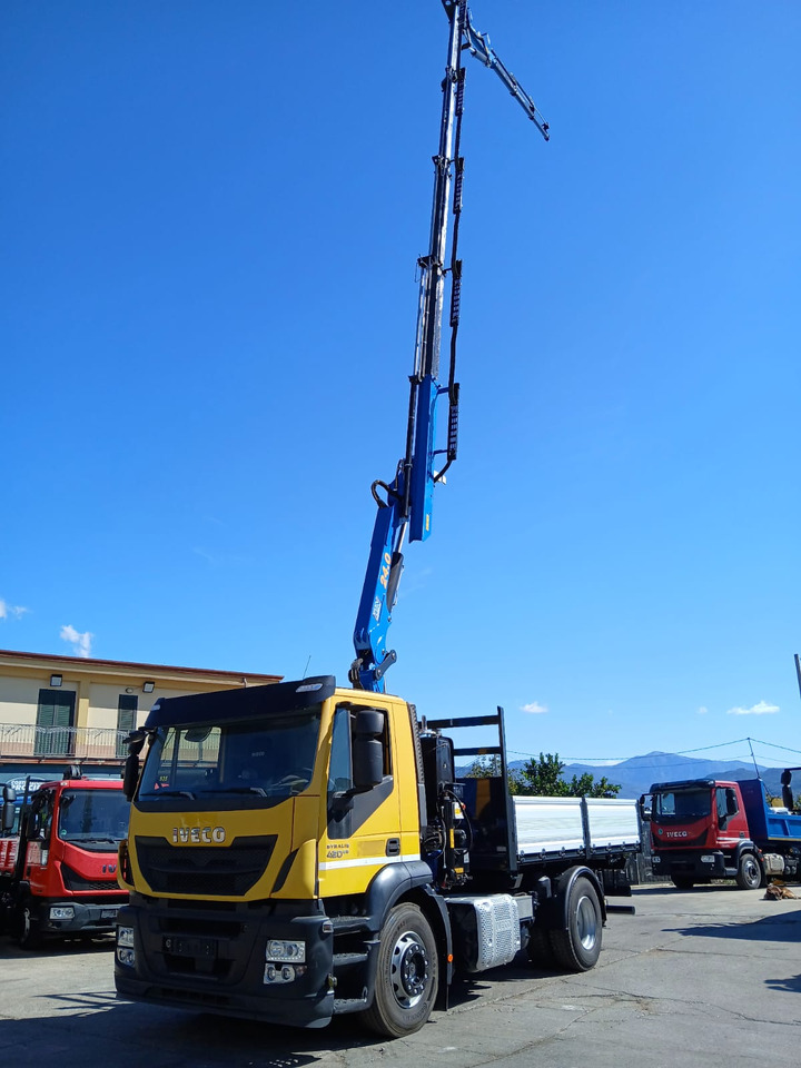 Lastbil med kran, Tipvogn lastbil IVECO STRALIS HI-STREET AD190S42: billede 11