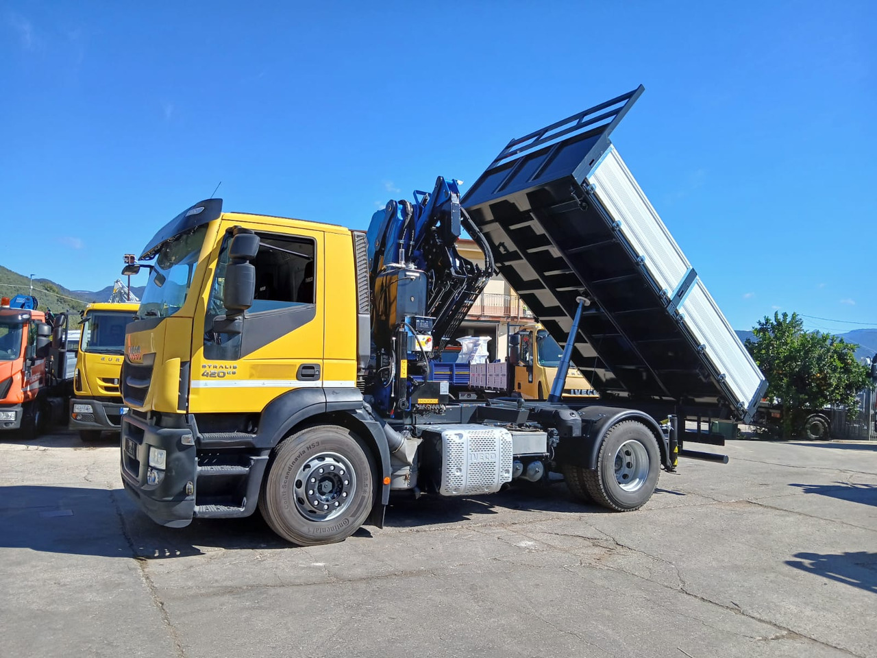 Lastbil med kran, Tipvogn lastbil IVECO STRALIS HI-STREET AD190S42: billede 31