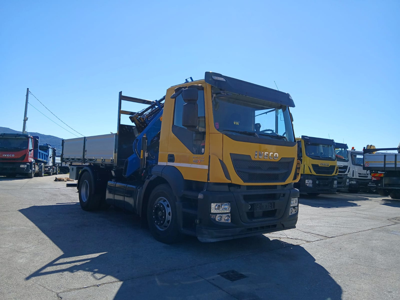 Lastbil med kran, Tipvogn lastbil IVECO STRALIS HI-STREET AD190S42: billede 49