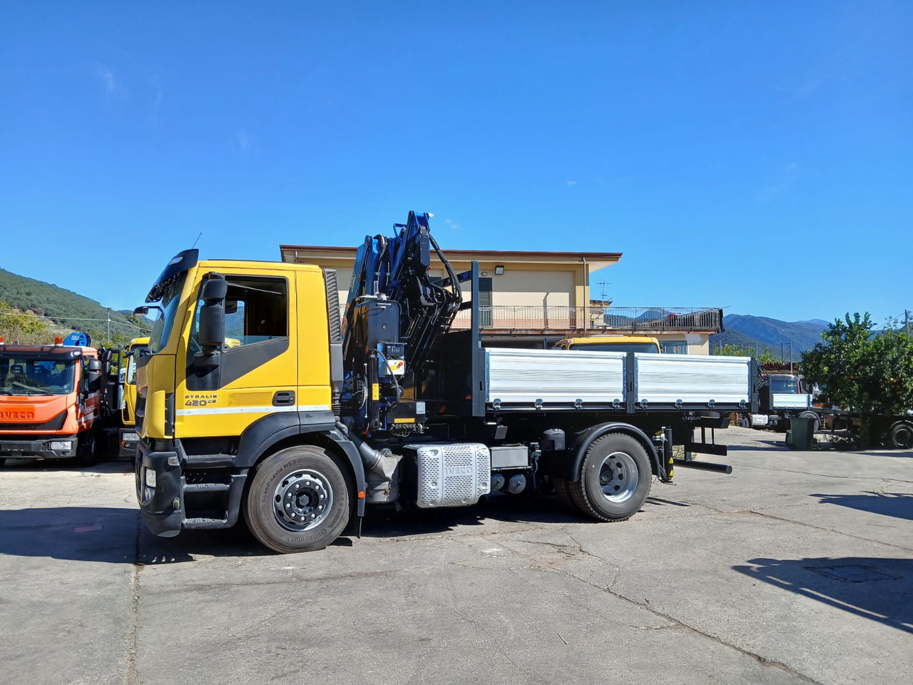 Lastbil med kran, Tipvogn lastbil IVECO STRALIS HI-STREET AD190S42: billede 36