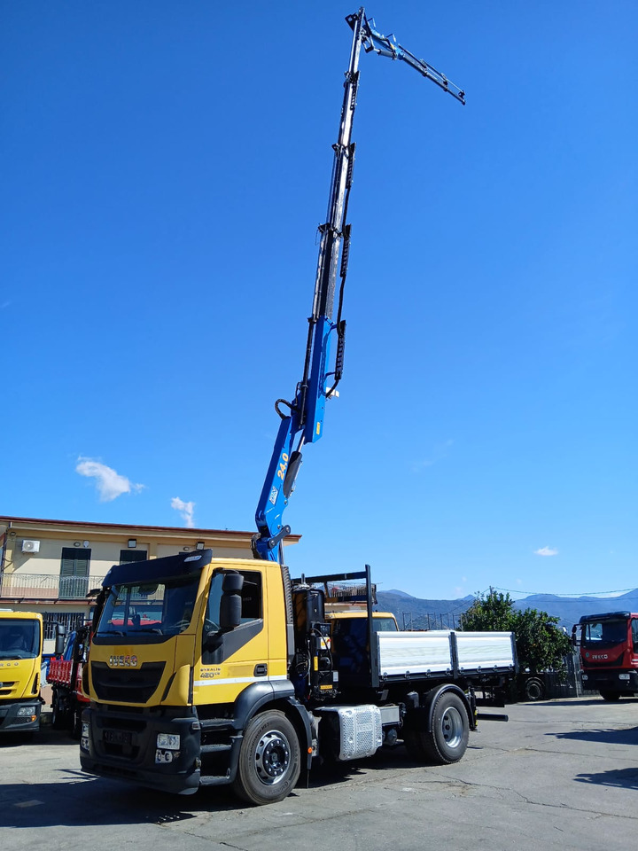 Lastbil med kran, Tipvogn lastbil IVECO STRALIS HI-STREET AD190S42: billede 12