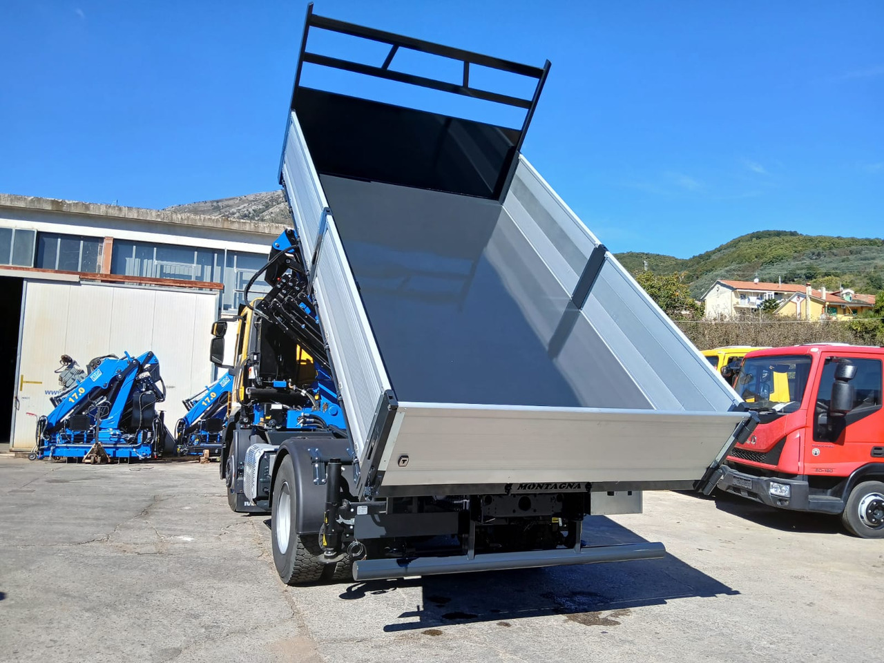 Lastbil med kran, Tipvogn lastbil IVECO STRALIS HI-STREET AD190S42: billede 17