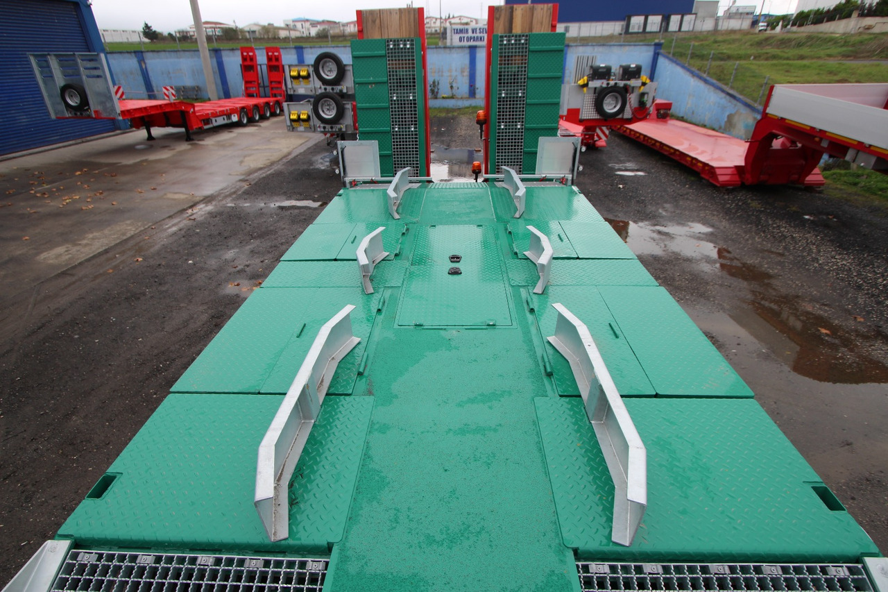 Nedbygget platform sættevogn til transportering tungemaskiner YALCIN: billede 10