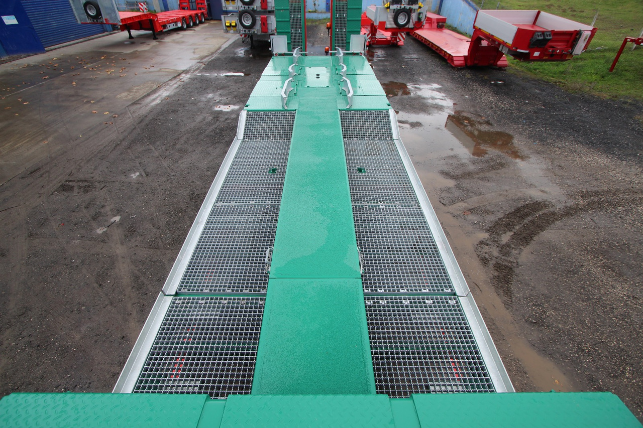 Nedbygget platform sættevogn til transportering tungemaskiner YALCIN: billede 13