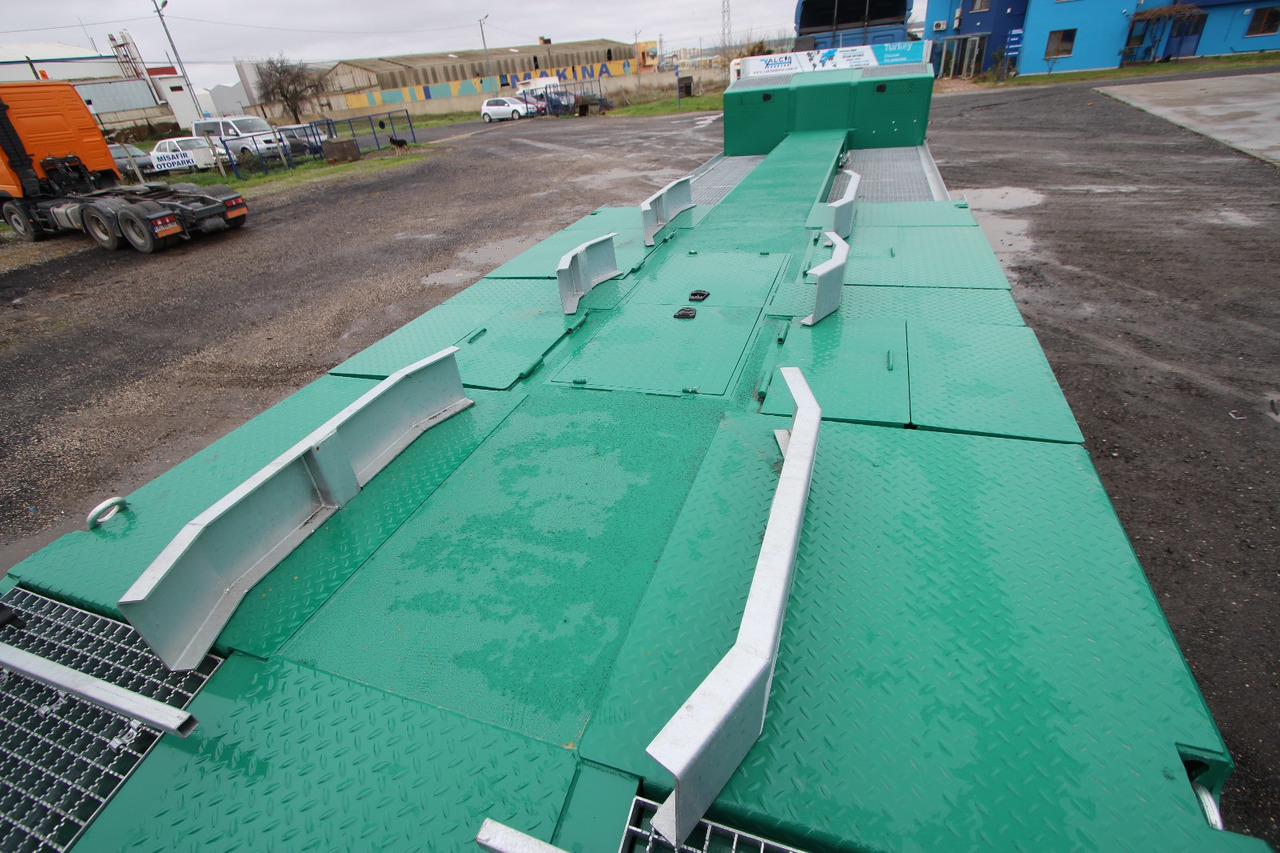 Nedbygget platform sættevogn til transportering tungemaskiner YALCIN: billede 12