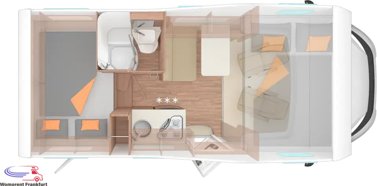 Wohnmobil Weinsberg CaraHome 550 MG - Autocamper med alkove: billede 3 Wohnmobil Weinsberg CaraHome 550 MG - Autocamper med alkove: billede 3