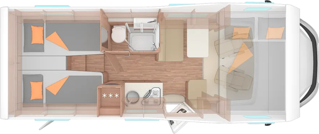 Wohnmobil Weinsberg CaraHome 650 MEG - Autocamper med alkove: billede 2 Wohnmobil Weinsberg CaraHome 650 MEG - Autocamper med alkove: billede 2