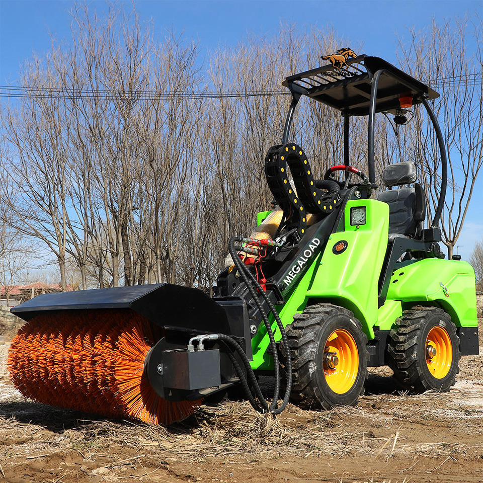 Gummihjulslæsser MEGALOAD AK625 Mini Wheel Loader Compact Size Articulated Diesel Kubota Engine P AK625: billede 6
