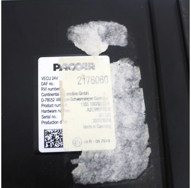 DAF XF106 VECU Module 2176060 Euro 6 - Kontrol blok for Lastbil: billede 2 DAF XF106 VECU Module 2176060 Euro 6 - Kontrol blok for Lastbil: billede 2