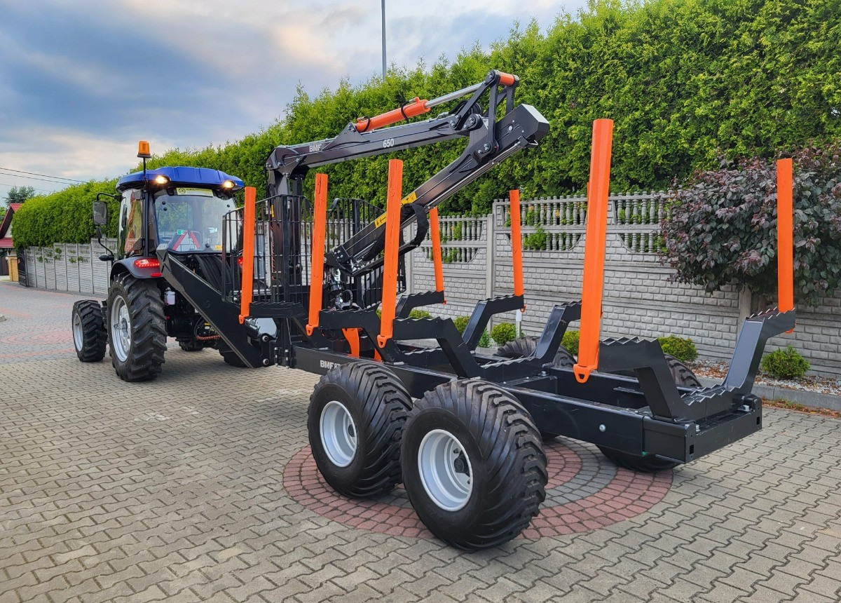LOVOL Zestaw Traktor LOVOL M755 Przyczepa do drewna BMF 8TPro Stan Nowy Fabryczny - Skovmaskine: billede 3 LOVOL Zestaw Traktor LOVOL M755 Przyczepa do drewna BMF 8TPro Stan Nowy Fabryczny - Skovmaskine: billede 3